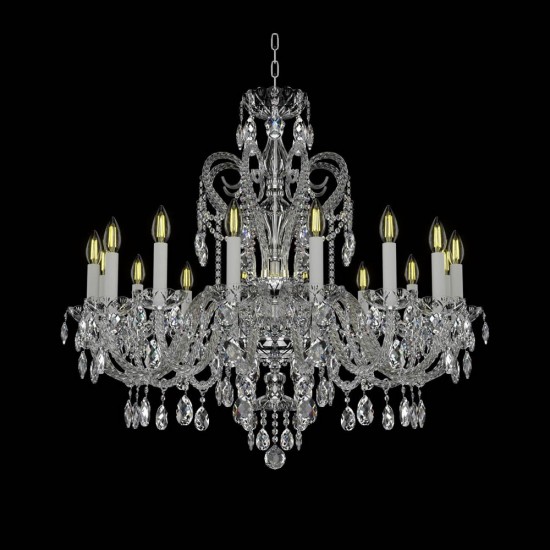 Candelabru Cristale, lux, Bohemia, E14, EL0101381601PB, Crystal