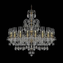 Candelabru Cristale, lux, Bohemia, E14, EL0101382001AB3TPB, Crystal
