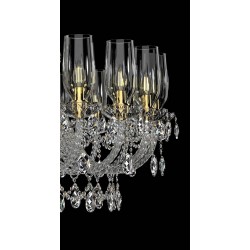 Candelabru Cristale, lux, Bohemia, E14, EL0101382001AB3TPB, Crystal