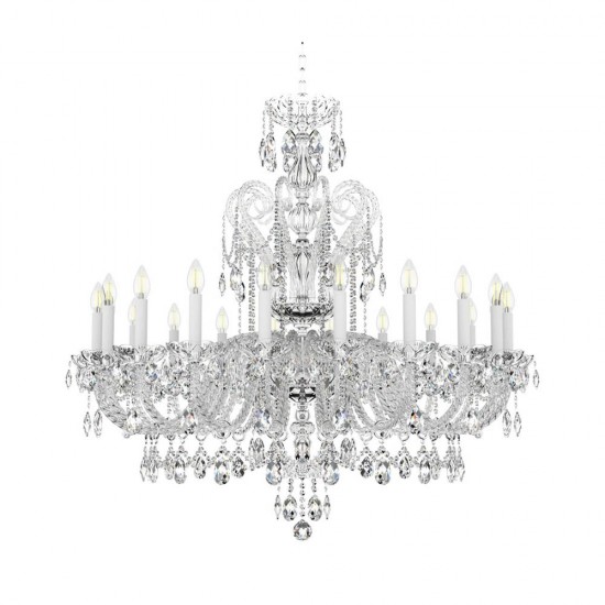 Candelabru Cristale, Bohemia, E14, EL0101382001PB, Crystal