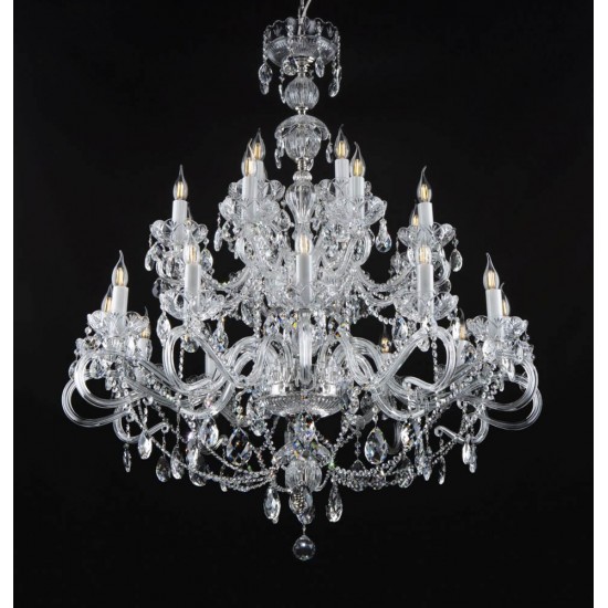 Candelabru Cristale, Bohemia, E14, EL0101612402PB, Crystal