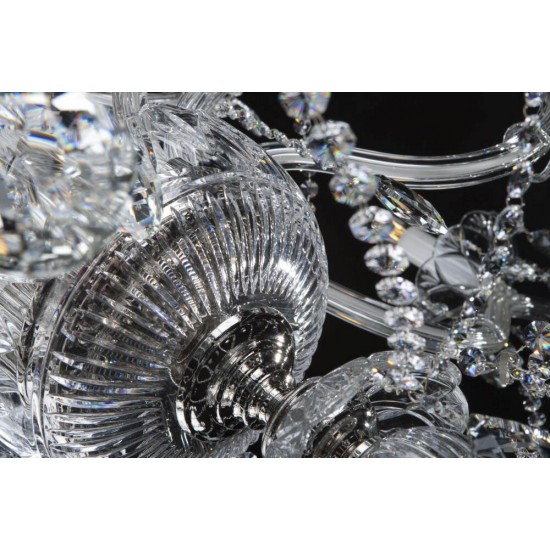 Candelabru Cristale, Bohemia, E14, EL0101612402PB, Crystal