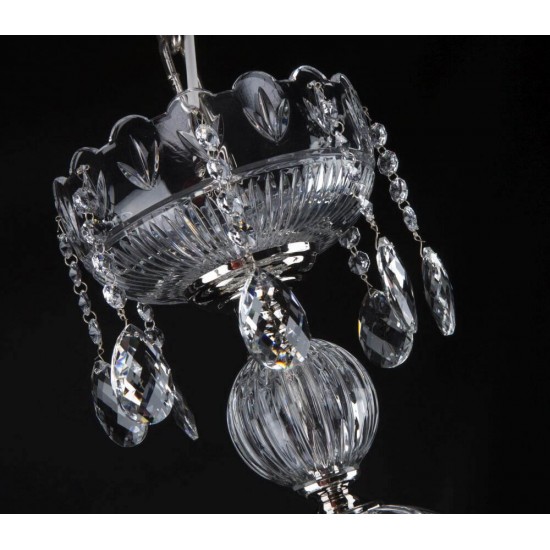 Candelabru Cristale, Bohemia, E14, EL0101612402PB, Crystal