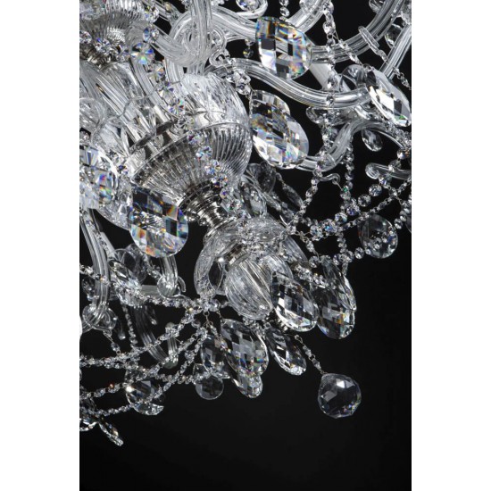 Candelabru Cristale, Bohemia, E14, EL0101612402PB, Crystal