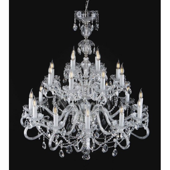 Candelabru Cristale, Bohemia, E14, EL0101612402PB, Crystal