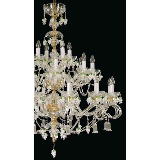 Candelabru Cristale, large, Bohemia, E14, EL0101612482, Crystal