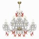 Candelabru Cristal, Bohemia, E14, EL0101651202PB BUTTERFLY, Crystal