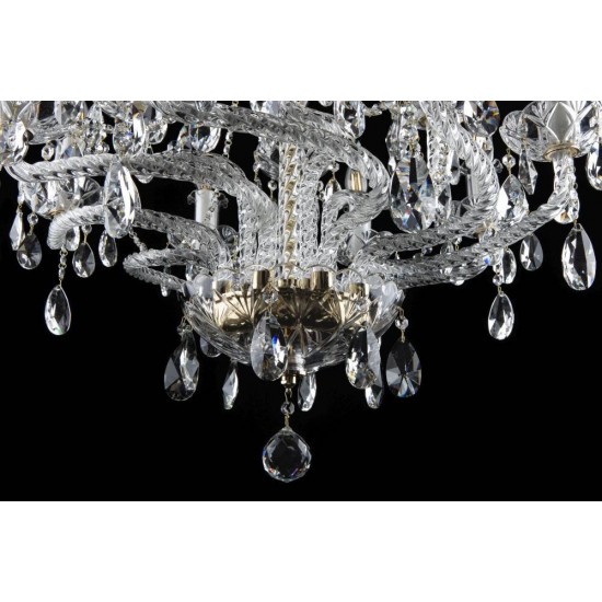Candelabru Cristale, Bohemia, E14, EL0101751202PB, Crystal