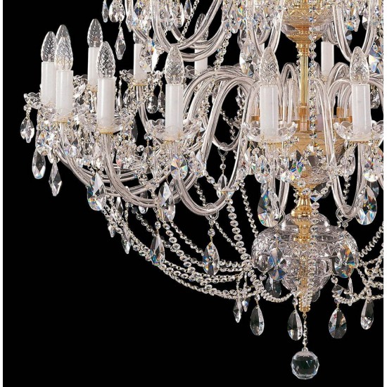 Candelabru Cristale, large, Bohemia, E14, EL0102003502, Crystal