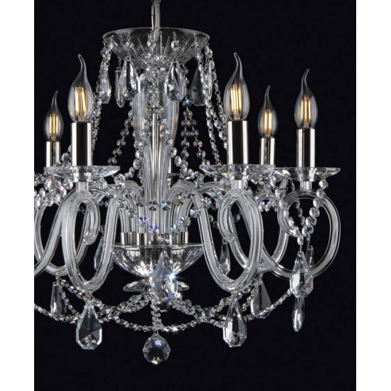 Candelabru Cristale, Bohemia, E14, EL010218709, Crystal