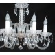 Candelabru Cristale, Sticla, Bohemia, E14, EL0102266022, Crystal