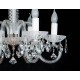 Candelabru Cristale, Sticla, Bohemia, E14, EL0102266022, Crystal