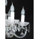 Candelabru Cristale, Sticla, Bohemia, E14, EL0102266022, Crystal