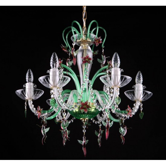 Candelabru Cristal, Bohemia, E14, EL0102266505BIRD, Crystal