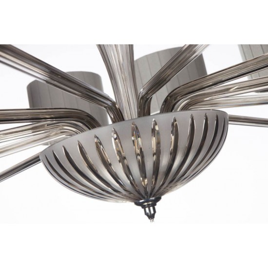 Candelabru Cristal, Bohemia, E14, EL0102271200SDSMOKE, Crystal