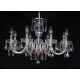 Candelabru Cristale, Sticla, Bohemia, E14, EL010250804, Crystal