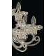 Candelabru Cristale, Sticla, Bohemia, E14, EL0104001200, Crystal
