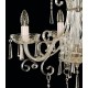 Candelabru Cristale, Sticla, Bohemia, E14, EL010411403, Crystal