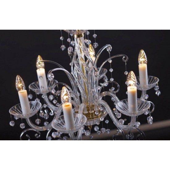 Candelabru Cristal, Bohemia, E14, EL010417609, Crystal