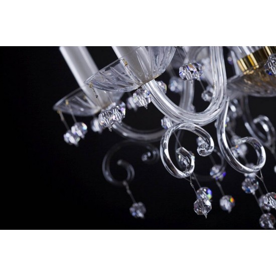 Candelabru Cristal, Bohemia, E14, EL010417609, Crystal