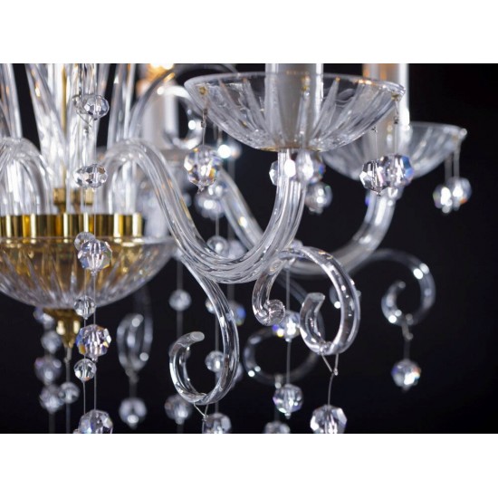 Candelabru Cristal, Bohemia, E14, EL010417609, Crystal