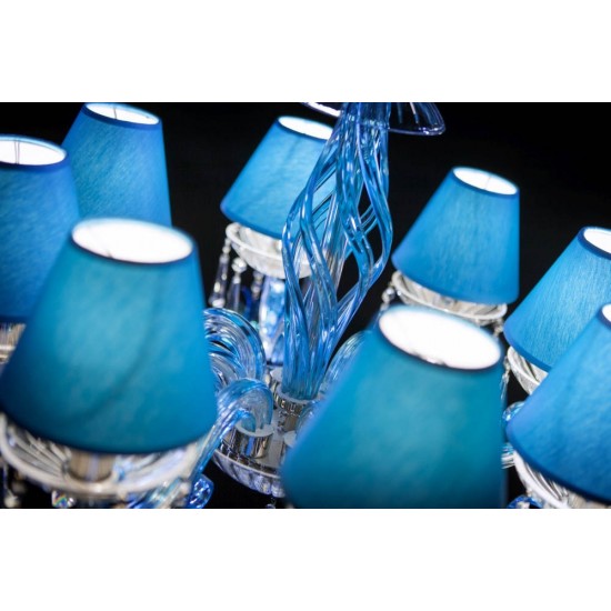Candelabru Cristale, Abajururi, Bohemia, E14, EL0104188303-3Sfish, Crystal