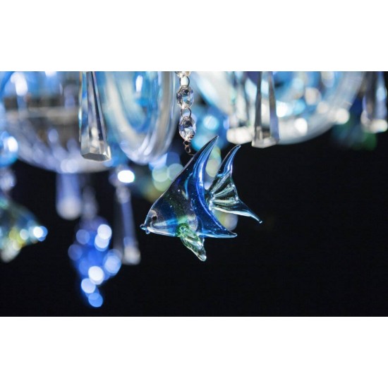 Candelabru Cristale, Abajururi, Bohemia, E14, EL0104188303-3Sfish, Crystal