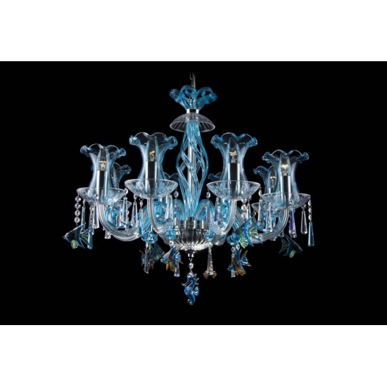 Candelabru Cristale, Bohemia, E14, EL0104188303-3TN, Crystal