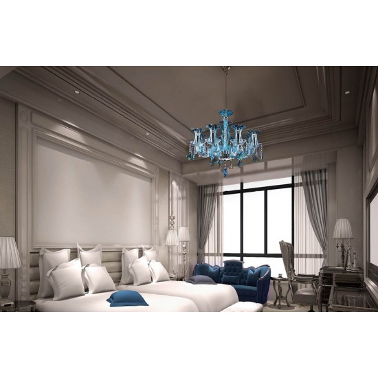 Candelabru Cristale, Bohemia, E14, EL0104188303-3TN, Crystal
