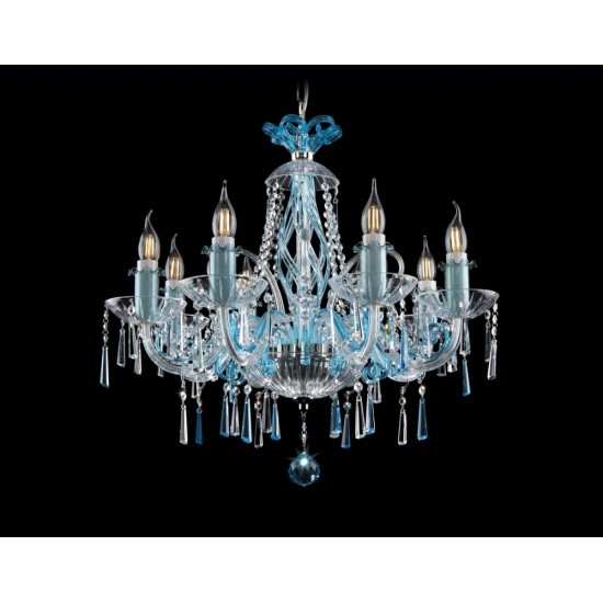 Candelabru Cristale, Bohemia, E14, EL0104198303-3, Crystal