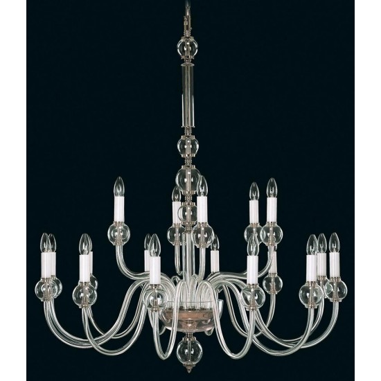 Candelabru Cristale, Sticla, Bohemia, E14, EL0104301800, Crystal
