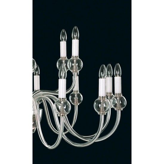 Candelabru Cristale, Sticla, Bohemia, E14, EL0104301800, Crystal