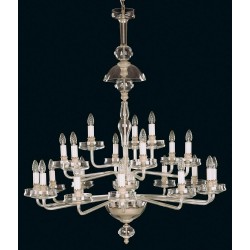 Candelabru Cristale, Sticla, Large, Bohemia, E14, EL0104312100, Crystal
