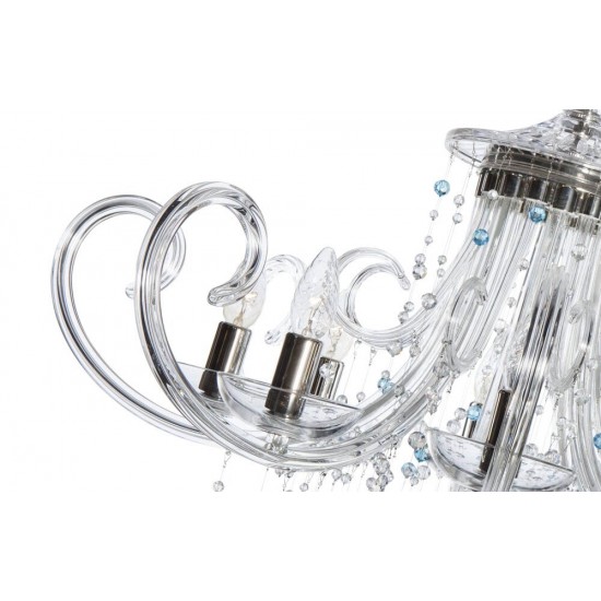 Candelabru Cristal, Bohemia, E14, EL010439809-3, Crystal