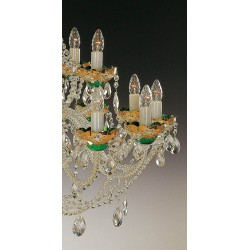 Candelabru Cristale, lux, Bohemia, E14, EL0105001835, Crystal