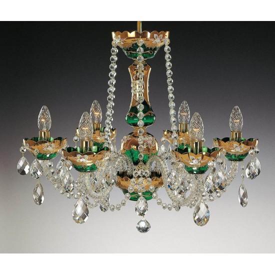 Candelabru Cristale, Clasic, Bohemia, E14, EL010500635, Crystal