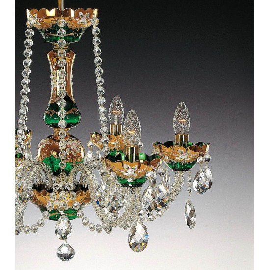 Candelabru Cristale, Clasic, Bohemia, E14, EL010500635, Crystal