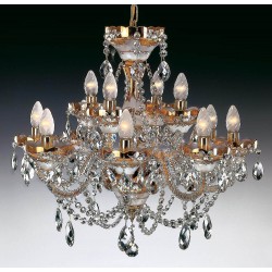 Candelabru Cristale, Clasic, Bohemia, E14, EL0105021231, Crystal