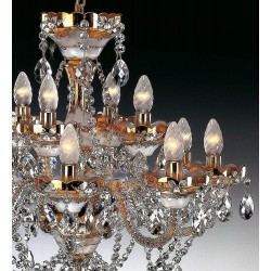 Candelabru Cristale, Clasic, Bohemia, E14, EL0105021231, Crystal