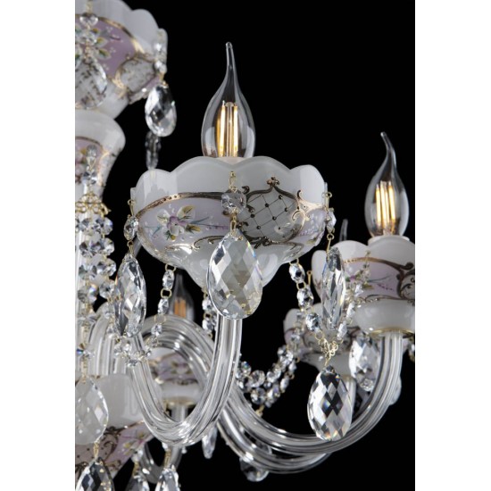 Candelabru Cristale, Bohemia, E14, EL010503837, Crystal