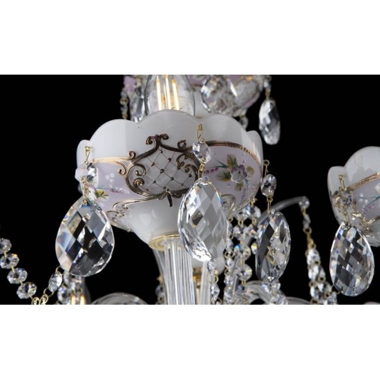 Candelabru Cristale, Bohemia, E14, EL010503837, Crystal