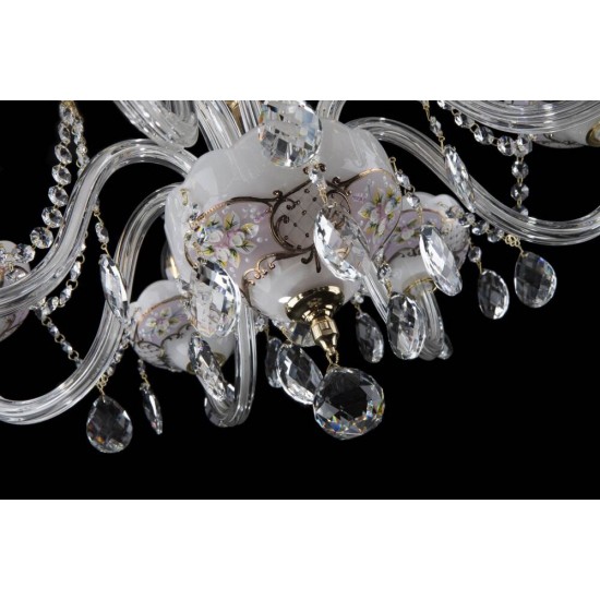 Candelabru Cristale, Bohemia, E14, EL010503837, Crystal