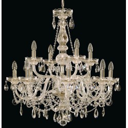 Candelabru Cristale, Bohemia, E14, EL0105051219, Crystal