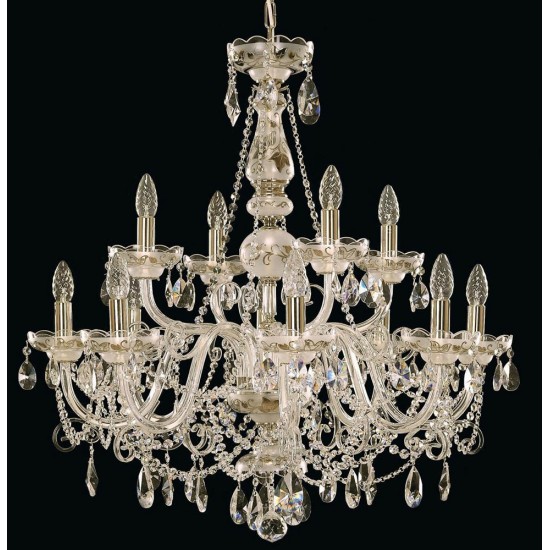 Candelabru Cristale, Bohemia, E14, EL0105051219, Crystal