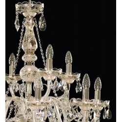 Candelabru Cristale, Bohemia, E14, EL0105051219, Crystal