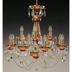 Candelabru Cristale, Clasic, Bohemia, E14, EL0105201237, Crystal