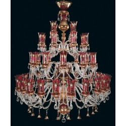 Candelabru Cristale, Bohemia, E14, EL0105204836TB, Crystal