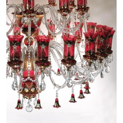 Candelabru Cristale, Bohemia, E14, EL0105204836TB, Crystal