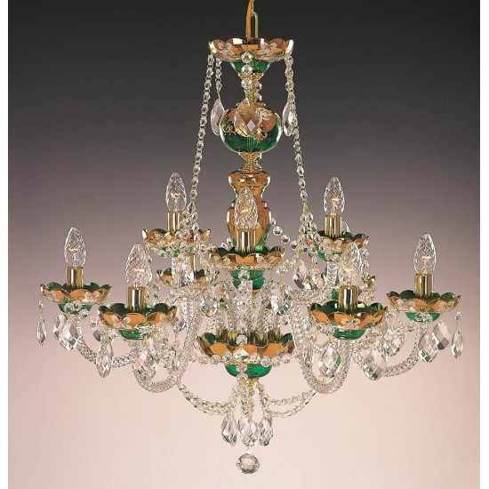 Candelabru Cristale, Clasic, Bohemia, E14, EL010520935, Crystal