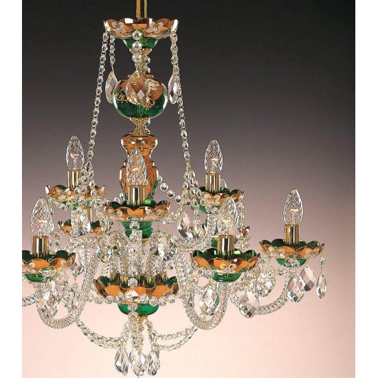 Candelabru Cristale, Clasic, Bohemia, E14, EL010520935, Crystal